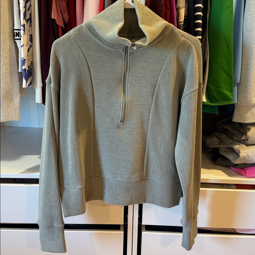 Thread & Supply Recreation Quarter Zip Sweatshirt Sweater Pullover - Picture 5 of 8